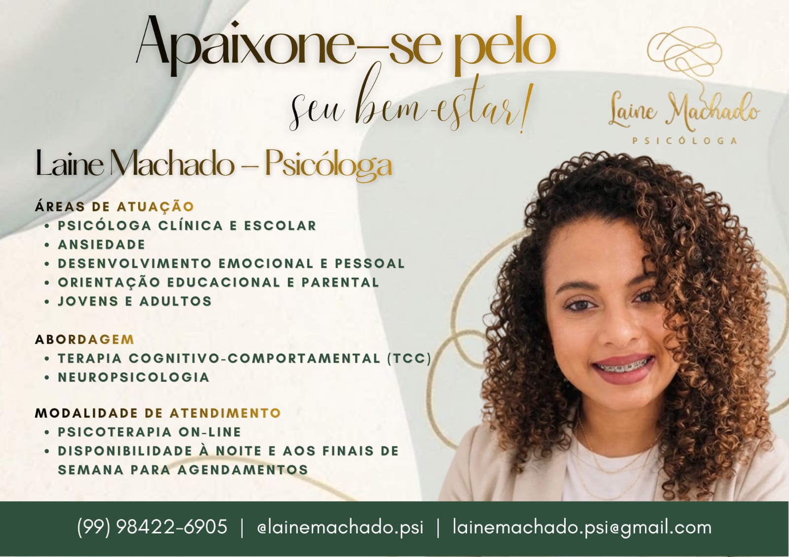 Psicóloga Laiane